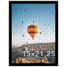 Moldura de quebra-cabeça JCJMY preta 38x54cm para pôster/foto de 38x54cm Moldura de quebra-cabeça JCJMY preta 38x54cm para pôster/foto de 38x54cm