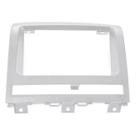 Moldura de Rádio Fiat Palio/Strada/Weekend 09 10 11 Prata 2 din