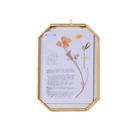 Moldura de vidro flutuante NCYP 12,8x17,8 cm Vintage Gold Moldura de vidro flutuante NCYP 12,8x17,8 cm Vintage Gold