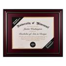 Moldura Diploma GAMYPET de madeira maciça 21,6 x 27,9 cm com tapete marrom Moldura Diploma GAMYPET de madeira maciça 21,6 x 27,9 cm com tapete marrom