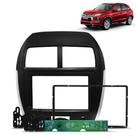 Moldura Do Painel 2 Din Asx 2010 a 2021 Preto Com Placa Parking Control