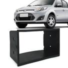 Moldura do Painel 2 Din Fiesta 2005 a 2012 Multimídia MP5 7 Polegadas Preto