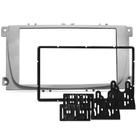 Moldura do Painel 2 Din Ford Focus 2009 a 2013 Prata Padrão Japonês e Chinês Moldura do Painel 2 Din Ford Focus 2009 a 2013 Prata Padrão Japonês e Chinês