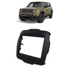 Moldura Do Radio Duplo Double Din Mp5 Preto Autoplast Renegade 2015 A 2022 Ap874