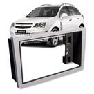 Moldura Dvd 2din Captiva (todas) Prata