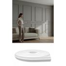 Moldura EVA Autocolante 4cm X 5m Branco: Sofisticação DIY