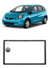 Moldura Expex Honda Fit 01/12 City DX 09/12 Preto 2 Din JP