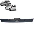 Moldura Externa Friso Guarnição Acabamento Régua Luz de Placa Tampa Traseira Com Emblema Honda Fit 2009 á 2014