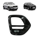 Moldura farol de milha chery tiggo 3x pro 2021 a 2023 turbo plus lado direito black piano 602001143aa