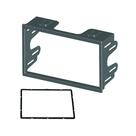 Moldura Fiamon 2 DIN POLO/ GOLF/ FOX/ ECOSPORT/ FIESTA/ Bora Prata (7898478313042)