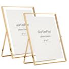 Moldura fotográfica flutuante GoryeeFine Gold, conjunto de 2 para 6x8"