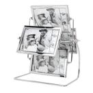 Moldura fotográfica Hongzer Rotating Metal para fotos de 6 x 4 polegadas