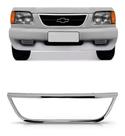 Moldura Friso Da Grade Blazer S10 1996 1997 1998 Cromada