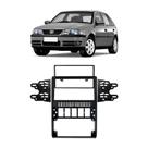 Moldura Gol G2 Volkswagen 2DIN JP/CH 1995/1996/1997/1998/1999/2000/2001/2002/2003/2004/2005 Preto EPX 322 Expex