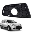 Moldura Grade Farol De Milha Renault Sandero 2012 2013 2014 Lado Direito Com Furo Original Moldura Grade Farol De Milha Renault Sandero 2012 2013 2014 Lado Direito Com Furo Original