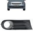 Moldura Grade Milha Gol G5 2008 2009 2010 2011 2012 Com Furo Direito Preta