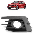 Moldura Grade Milha Gol G7 2016 2017 2018 Preto Furo Milha Acabamento Texturizado