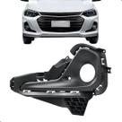 Moldura Grade Milha Onix Hatch Sedan 2020 2021 2022 Preto