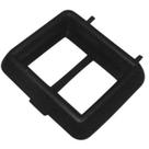 Moldura Interruptor Vidro Elét Dupla Preta Gol G1 Até 96 F103 Moldura Interruptor Vidro Elét Dupla Preta Gol G1 Até 96 F103