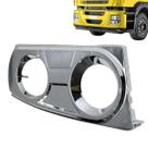 Moldura Máscara do Farol Milha Auxiliar para Iveco Stralis / Tector / Cursor / Hi-way Lado Direito Cromada (504135531C)