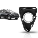 Moldura milha rav4 2017 2018 com furo aro cromado