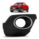 Moldura Milha Saveiro Cross G6 2013 A 2016 Aro Prata