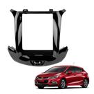 MOLDURA MODELO TESLA 9.7" CRUZE 2015 a 2022 BLACK PIANO