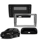 Moldura Multimidia 2 Din Fiat Argo 2018 A 2020 Cor Preto