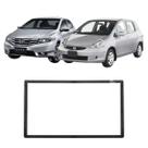 Moldura Multimidia 2 Din Honda City Dx Lx Fit Preto Moldura Multimidia 2 Din Honda City Dx Lx Fit Preto