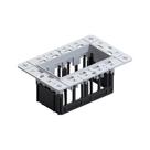 Moldura No-Frame Nordecor 6681 para 2 Módulos Tap Branco Moldura No-Frame Nordecor 6681 para 2 Módulos Tap Branco