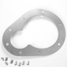 Moldura Oval Escapamento veículos 3.5pol. Dupla com WasteGate Inox