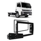 Moldura Painel 1 Din e 2 Din VW Delivery 7" Polegadas 2017 em Diante - Preto