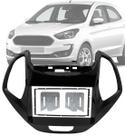 Moldura Painel 2 Din 7" Polegadas Ford KA 2019 até 2021 Hatch Sedan Black Piano Moldura Painel 2 Din 7" Polegadas Ford KA 2019 até 2021 Hatch Sedan Black Piano