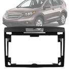Moldura Painel 2 Din 9" Polegadas CRV 2012 até 2016 Preto