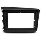 Moldura Painel 2 Din 9 Polegadas Dvd Multimidia Contra frente Carro Honda Civic 2012 2013 2014 2015