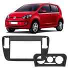 Moldura Painel 2 Din Dvd Volkswagen Vw Up 2014 à 2017 Preta