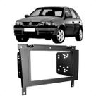 Moldura Painel 2 Din Gol Saveiro Parati G3 2000-2005 Preto Encaixe Perfeito para DVD 7 Polegadas Vw