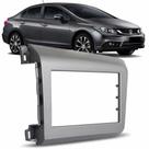Moldura Painel 2 Din New Civic 2012 2013 2014 2015 2016