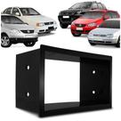 Moldura Painel 2 Din Polo Fiesta 08 a 2011 Ecosport 04 a 2010 Preta Japonês 7" Multimídia - MPP