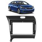 Moldura painel cerato 13/19 9 pol preto kia