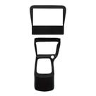 Moldura painel multimidia 2din chevrolet gm celta prisma