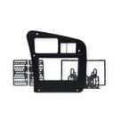 Moldura painel multimidia 2din mercedes benz 1620