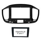 Moldura painel multimidia 9 ou 7 poleg fiat uno 2015 a 2021