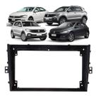 Moldura painel multimidia 9 pol vw novo polo virtus t-cross nivus
