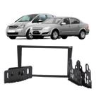 Moldura Painel Multimidia Mp5 2 Din DVD GM Corsa Montana Meriva Vectra Preto