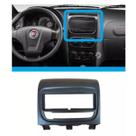 Moldura painel Radio Strada siena palio weekend preta 1din