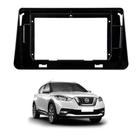 Moldura para 10 polegadas nissan kicks 2017/21 black piano