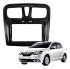 Moldura para central multimidia mp5 9 pol 2 din renault sandero logan 2015 a 2018 89/e29