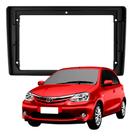 Moldura para central multimidia mp5 9 pol 2 din toyota etios 2011 a 2021 89/z13
