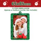 Moldura para Foto Lembrancinha de Natal Glitter 65x85mm